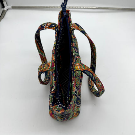 Vera Bradley Quilted Retired Warmer Swirls Paisley Shoulder Bag Purse Tote Bag