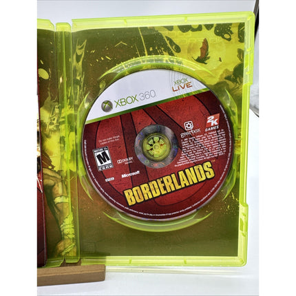 Borderlands (Microsoft Xbox 360, 2009) Complete CIB W/ Manual Tested Working