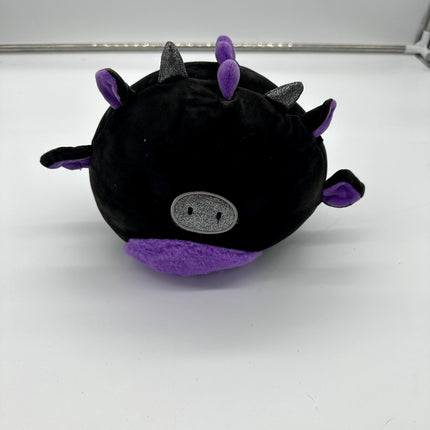Squishmallows 8" Dent Black Purple Dragon~Halloween Squad Plush New without Tags