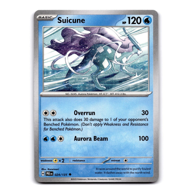 Suicune Uncommon SV: Prismatic Evolutions 024/131 NM