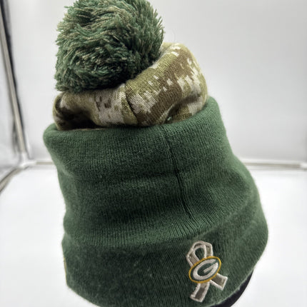 Green Bay Packers NFL Football Pom Pom Beanie