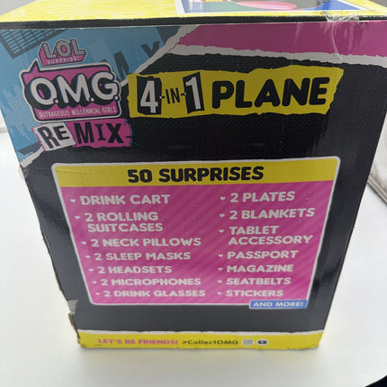 LOL OMG REMIX 4 IN 1 Plan Doll Toy Playset NIB set LOL SURPRISE!!!