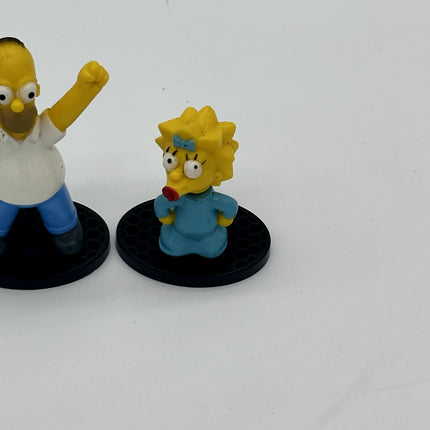 2015 Greenbrier Simpsons Figures Lot Of 5 Bart Lisa Maggie Homer Marge