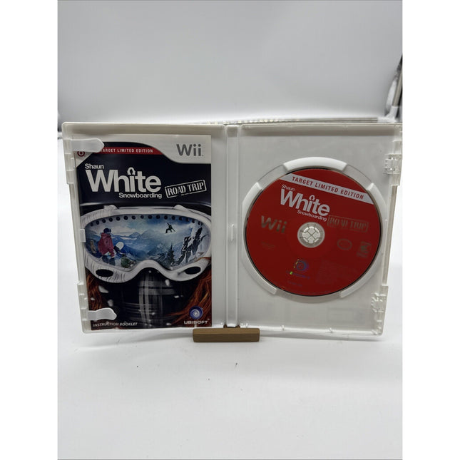 Shaun White Snowboarding Road Trip Nintendo Wii Tested Complete w/ Manual CIB