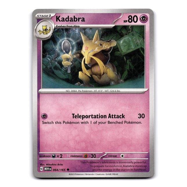 Kadabra Uncommon SV: Scarlet & Violet 151 064/165 NM