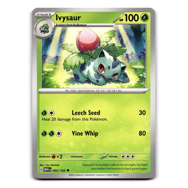 Ivysaur Uncommon SV: Scarlet & Violet 151 002/165 NM