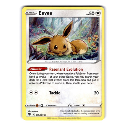 Eevee Common SWSH10: Astral Radiance 119/189 NM