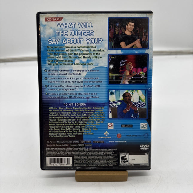 Karaoke Revolution Presents: American Idol (Sony PlayStation 2, 2007) Complete