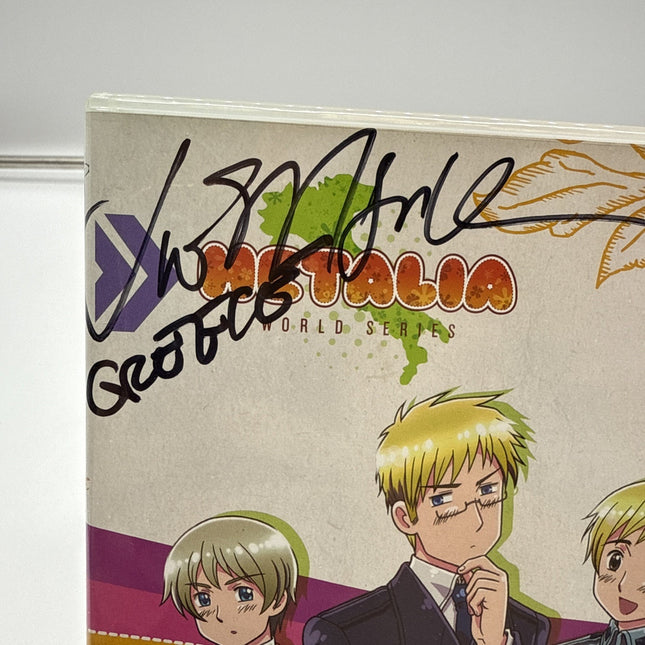 Todd Haberkorn Signed Copy Of Hetalia World Series Season 4 DVD 2 Disc Set