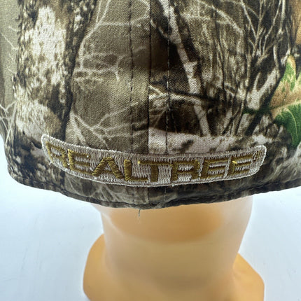 Vintage 90's Realtree Camo Snapback Hunting Hat Cap Youngan Tree Bark EUC