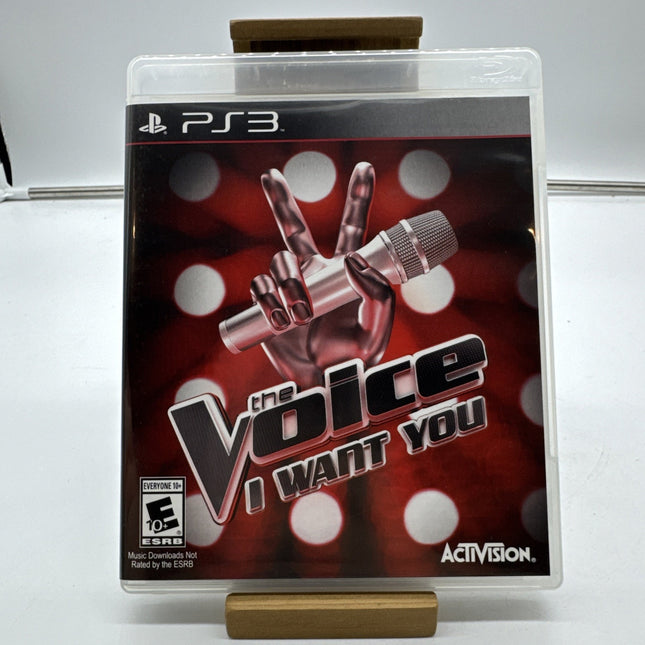 The Voice I Want You PS3 Sony PlayStation 3 Video Game
