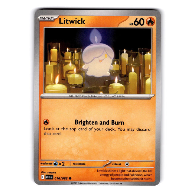 Litwick Common SV: White Flare 016/086 NM