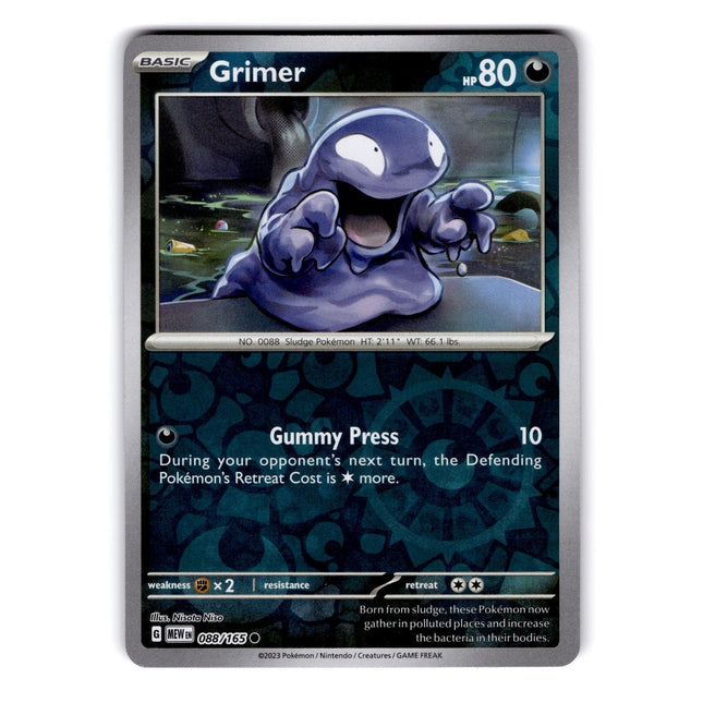 Grimer Common SV: Scarlet & Violet 151 088/165 NM