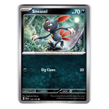 Sneasel Common SV02: Paldea Evolved 133/193 NM