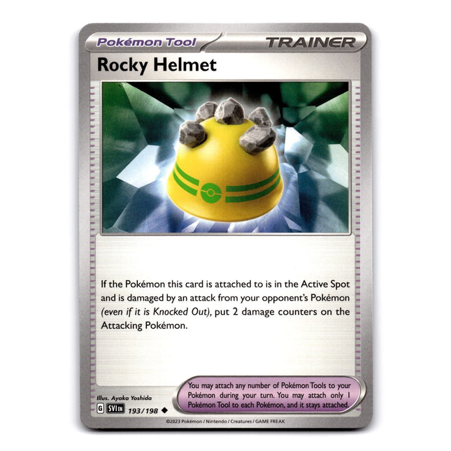 Rocky Helmet Uncommon SV01: Scarlet & Violet Base Set 193/198 NM