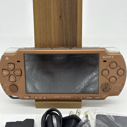 PSP-2000 Console Monster Hunter 2ndG Bronze Region Free japan SONY tested