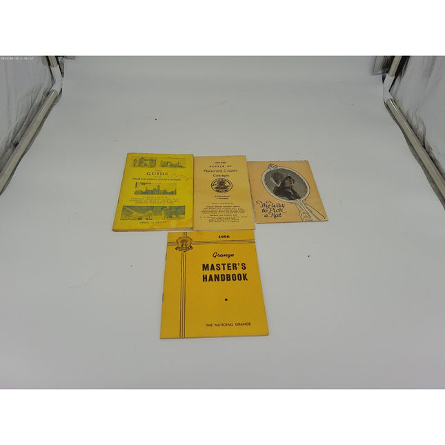 1950's grange's, Smithsonian , way to buy a hat, booklets and guides pamphlets