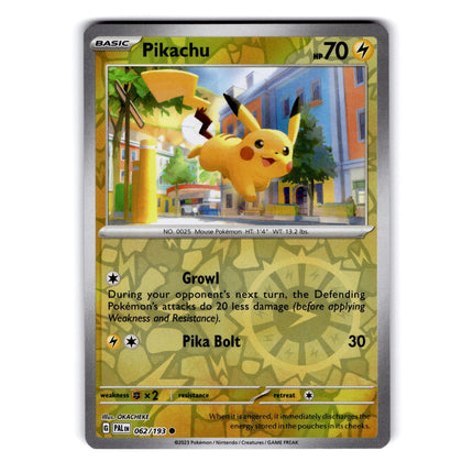 Pikachu Common SV02: Paldea Evolved 062/193 NM