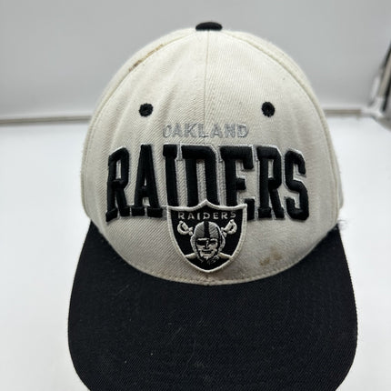 Vintage Oakland Raiders NFL Mitchell & Ness Adjustable Snapback Cap Hat