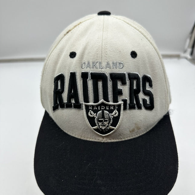 Vintage Oakland Raiders NFL Mitchell & Ness Adjustable Snapback Cap Hat