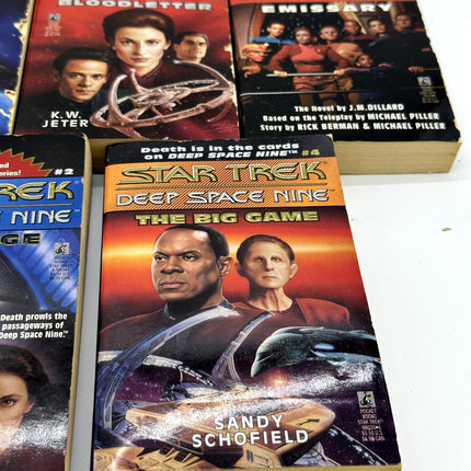 Star Trek PB Lot of 5 Deep Space Nine #1 #2 #3 #4 #7 first printing paper back
