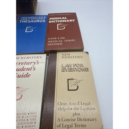 1978-1981 The New Webster’s Desk Pocket Book Paperback Reference Library