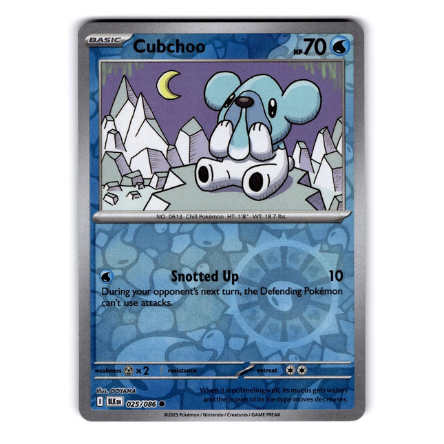 Cubchoo Common SV: Black Bolt 025/086 NM