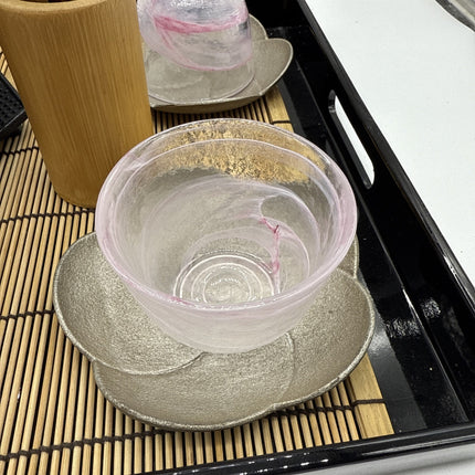 Gold Sakura - Japanese Tetsubin Cast Iron Tea Pot - Cherry Blossom Iwachu 25pc