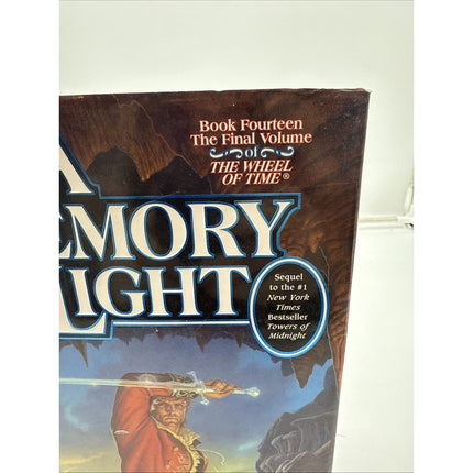 A Memory of Light Robert Jordan Brandon Sanderson HC 1st Ed Wheel of Time Signed