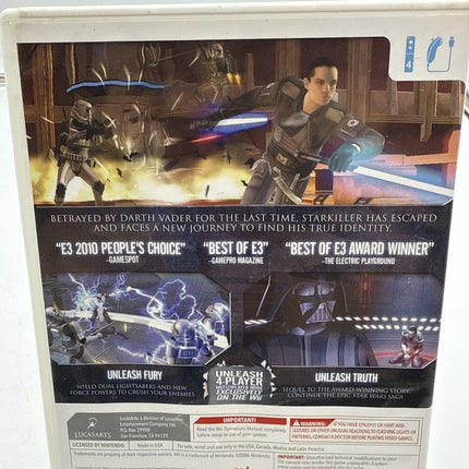 Wii Star Wars The Force Unleashed Nintendo 2010