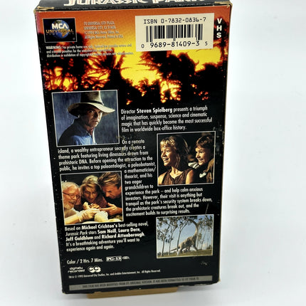 Jurassic Park by Steven Spielberg (VHS, 1993)