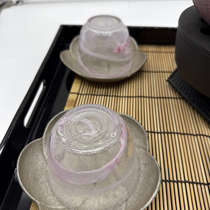 Gold Sakura - Japanese Tetsubin Cast Iron Tea Pot - Cherry Blossom Iwachu 25pc