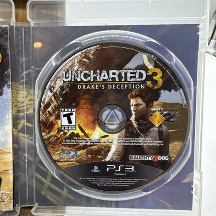 Uncharted 3: Drake's Deception (Sony PlayStation 3, 2011) Complete
