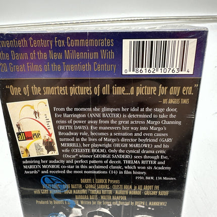 VHS Movie All About Eve 1950 Comedy Drama Bette Davis