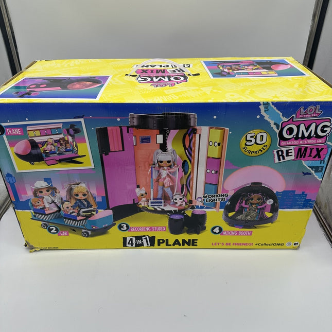 LOL OMG REMIX 4 IN 1 Plan Doll Toy Playset NIB set LOL SURPRISE!!!