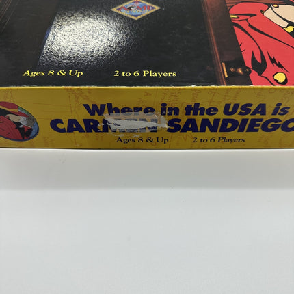 1993 Where in the USA is Carmen Sandiego? Board Game COMPLETE University Games