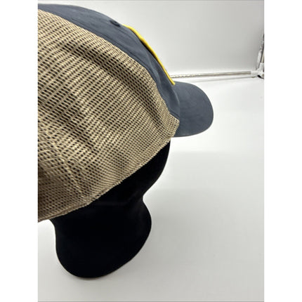 MICHIGAN WOLVERINES BLUE TRUCKER MESH HAT MVP AUTHENTIC NCAA FOOTBALL Vintage