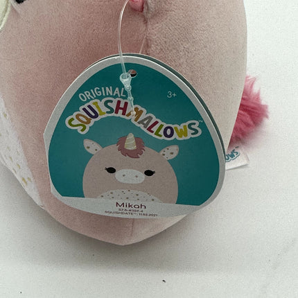 Squishmallows Kellytoy Plush Floral Squad Mikah the Unicorn 8" NWT NEW
