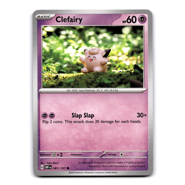 Clefairy Common SV03: Obsidian Flames 081/197 NM