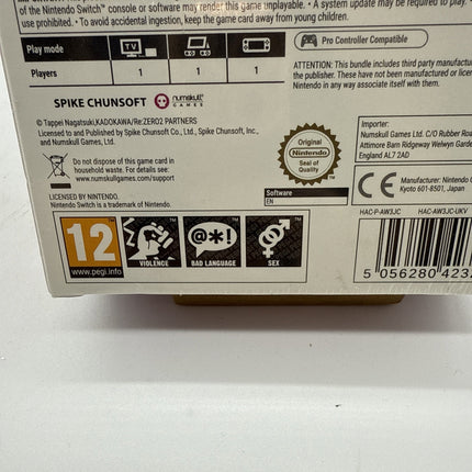 Re:Zero Prophecy of the Throne Day One Edition - Nintendo Switch - New Sealed