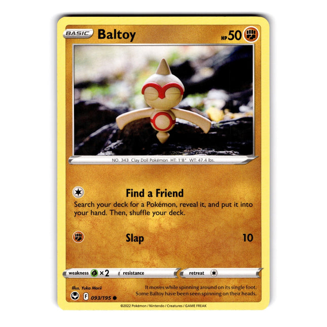 Baltoy Common SWSH12: Silver Tempest 093/195 NM
