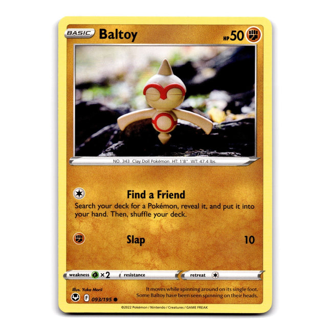 Baltoy Common SWSH12: Silver Tempest 093/195 NM