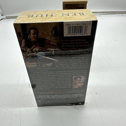 Ben-Hur VHS, 2001, 2-Tape Set, Charleston Heston NEW SEALED