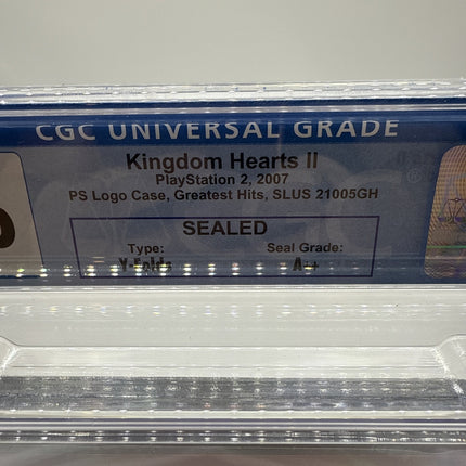Kingdom Hearts II Sony PlayStation 2 PS2 Sealed New CGC 9.6 A++ Graded