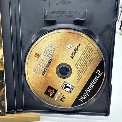 Civil War A Nation Divided History Channel Playstation 2 PS2 Complete CIB Tested
