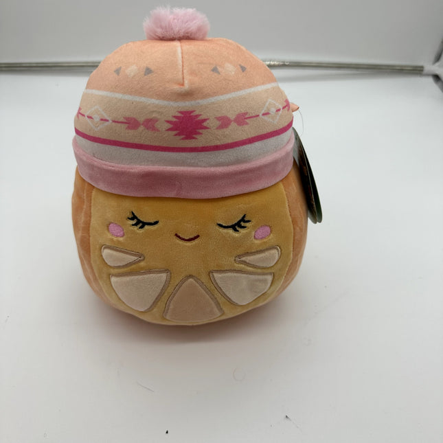 Squishmallows CELIA Winter Orange Slice 8" SB 712-2 Plush 2022 Beanie NWT