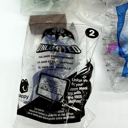 Lot of 11 Assorted MCdonalds Toy lot sealed batman flintstones flash mario