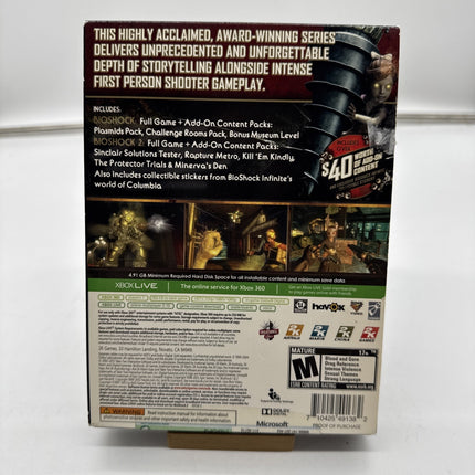 BioShock Ultimate Rapture Edition (Microsoft Xbox 360, 2013) CIB Tested Working