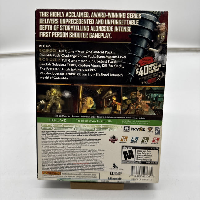 BioShock Ultimate Rapture Edition (Microsoft Xbox 360, 2013) CIB Tested Working