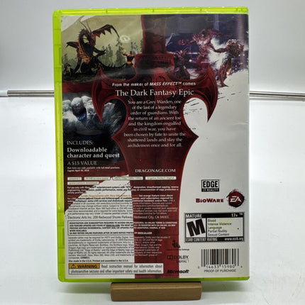 Dragon Age: Origins (Microsoft Xbox 360, 2009) CIB COMPLETE Tested